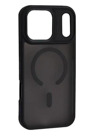 Чохол new matte magsafe for iphone 17 pro max dark blue