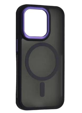 Чохол new matte magsafe for iphone 11 deep purple