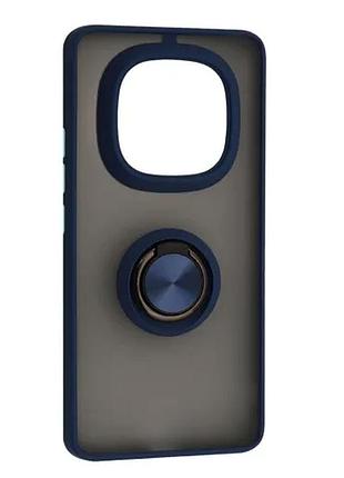 Чохол gingle ring case for xiaomi redmi note 15 pro 4g blue