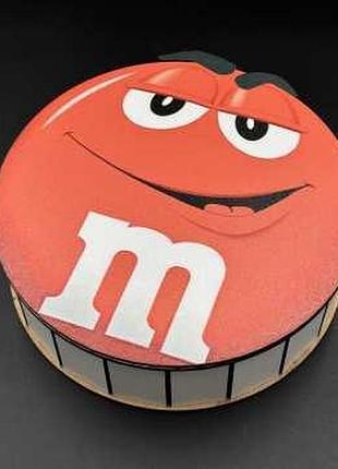 Подарункова шкатулка. m&m’s. червоний колір. 20х6см / подарункова шкатулка. m&m’s. червоний колір. 20х6см