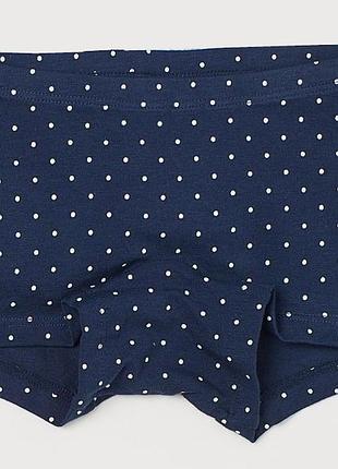 Трусики-боксери для дівчинки h&m 0688916051 134-140 см (8-10 years) темно-синій