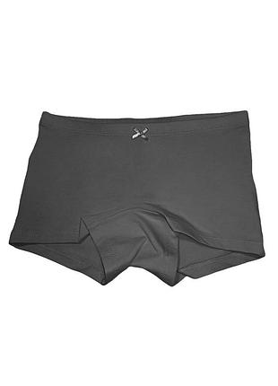 Трусики-боксери однотонні для дівчинки h&m 0688916-132 122-128 см (6-8 years) графітовий