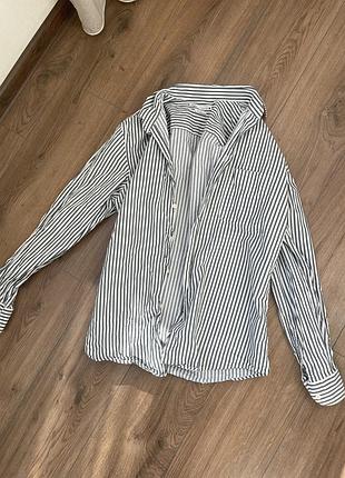 Сорочка zara в смужку