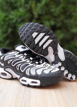 Nike air max tn plus drift черные с белым
