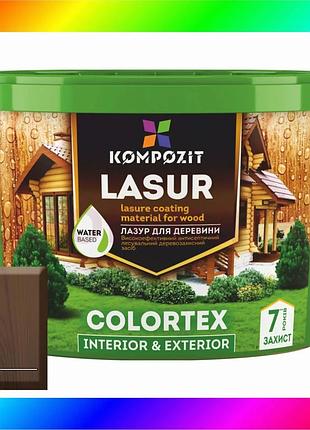 Bs лазурь для древесины best mix colortex, полуглянцевая, 0,9 л, палисандр bas77/n