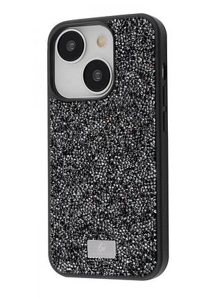 Чохол bling world rock diamond (tpu) iphone 15 black titanium