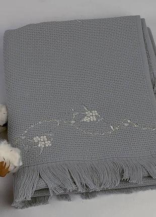 Рушник pupilla 50х90 bernini-2 grey