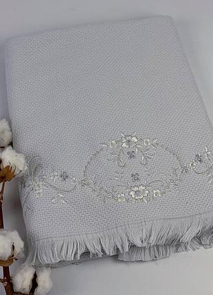 Рушник pupilla 70x140 bernini-2 light grey