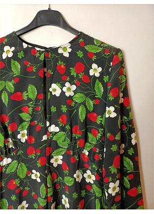 Zara, ромпер, комбінезон, в суниці,