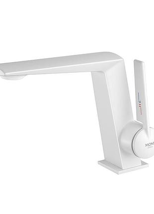 Смеситель для умывальника mone deluxe vilen 60232w white