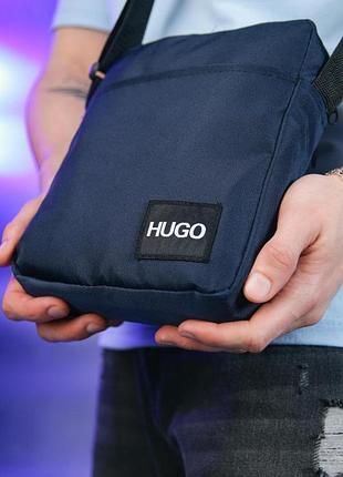 Барсетка hugo boss 1000d синя 5