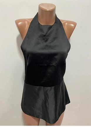 Новая женская эффектная блузка от zara s-m, пог 49, длина 63см