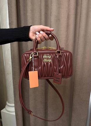 Жіноча сумка преміум arcadie leather bag теляча шкіра