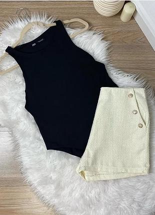 Ідеальний чорний боді жіночий від zara розмір л хл