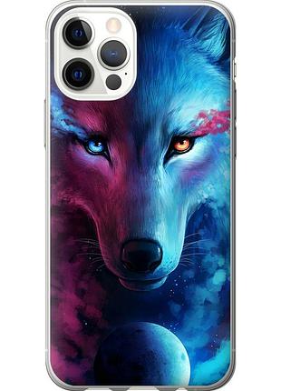 Чехол силиконовый на телефон iphone 12 pro арт-волк "3999u-2052-58250"