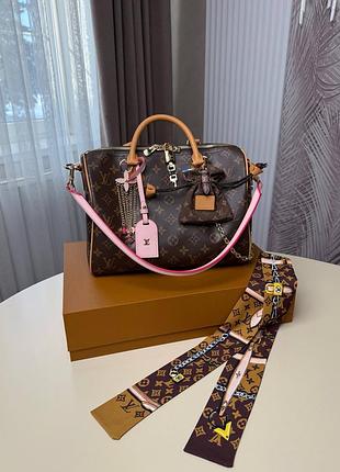 Женская сумка премиум speedy 30 monogram canvas handbag