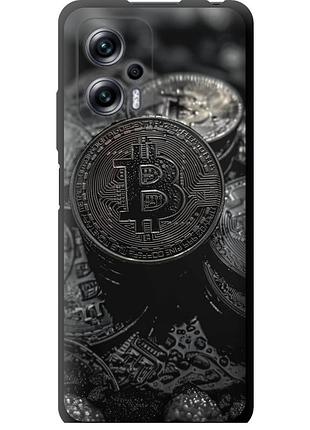 Чехол tpu на телефон xiaomi poco x4 gt 5g black bitcoin "6090b-3862-58250"