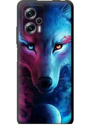 Чохол tpu на телефон xiaomi redmi k50i арт-вовк "3999b-3863-58250"