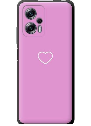 Чехол tpu на телефон xiaomi redmi note 11t pro сердце 2 "4863b-2644-58250"