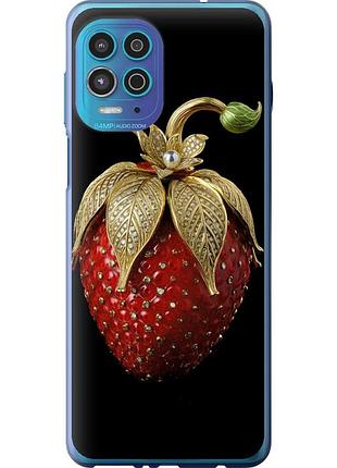 Чехол силиконовый на телефон motorola edge s клубника v3 "5638u-2860-58250"