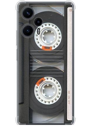 Чехол силикон с усиленными углами на телефон xiaomi redmi note 12 turbo кассета "876sp-3025-58250"