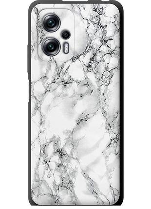 Чехол tpu на телефон xiaomi redmi note 11t pro мрамор белый "4480b-2644-58250"