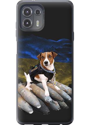 Чехол силиконовый патриотический на телефон motorola edge 20 lite патрон "5320u-2496-58250"