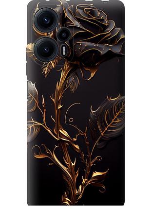 Чохол силіконовий на телефон xiaomi poco f5 троянда 3 "5552u-3170-58250"