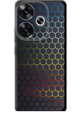 Чохол tpu на телефон xiaomi poco f6 соти, які переливаються "498b-3754-58250"