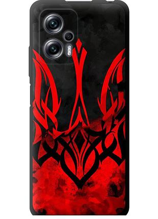Чехол tpu патриотический на телефон xiaomi redmi note 11t pro герб украины v2 "5312b-2644-58250"