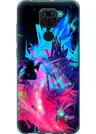 Чехол силиконовый на телефон xiaomi redmi note 9 абстрактный чехол "4681u-2017-58250"