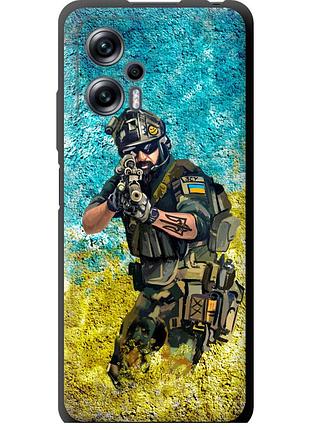 Чехол tpu патриотический на телефон xiaomi redmi note 11t pro воин зсу "5311b-2644-58250"