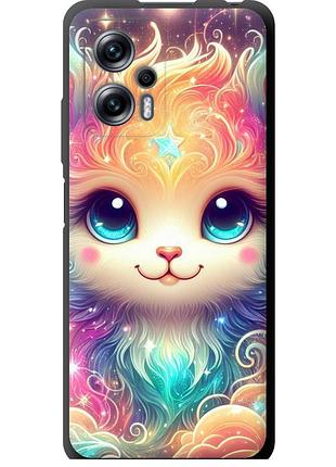 Чехол tpu на телефон xiaomi redmi note 11t pro+ сказочный котенок "5813b-3861-58250"