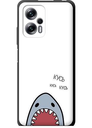 Чохол tpu на телефон xiaomi redmi note 11t pro акула "4870b-2644-58250"