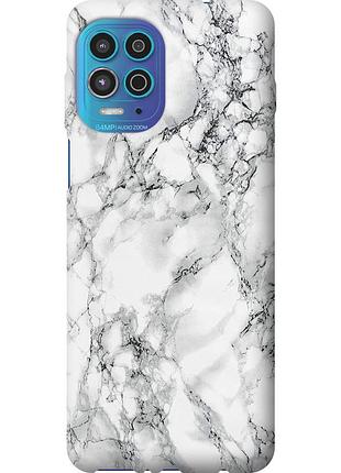 Чехол силиконовый на телефон motorola g100 мрамор белый "4480u-2359-58250"