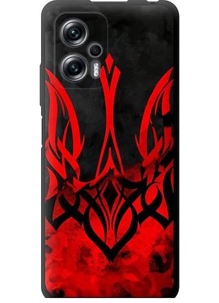 Чохол tpu патріотичний на телефон xiaomi redmi note 11t pro+ герб україни "5312b-3861-58250"