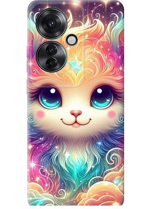 Чехол силиконовый на телефон oppo reno11 f сказочный котенок "5813u-3671-58250"