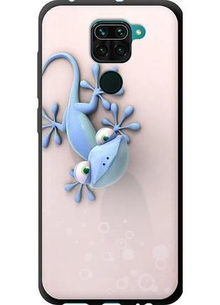 Чехол tpu на телефон xiaomi redmi note 9 геккончик "1094b-2017-58250"