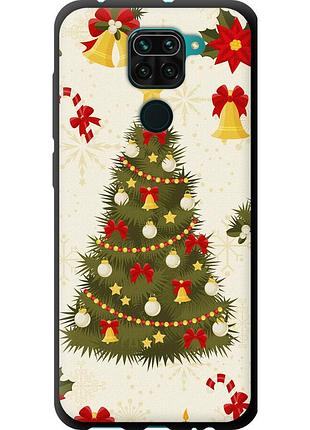 Чехол tpu на телефон xiaomi redmi note 9 новогодняя елка "4198b-2017-58250"