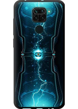 Чехол tpu на телефон xiaomi redmi note 9 молнии в цилиндре "120b-2017-58250"