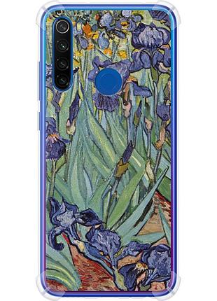 Чехол силикон с усиленными углами на телефон xiaomi redmi note 8t винсент ван гог. ирисы "161sp-1818-58250"