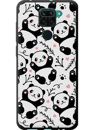 Чохол tpu на телефон xiaomi redmi note 9 панди "4318b-2017-58250"