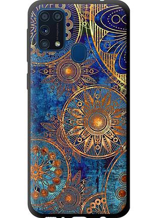 Чехол tpu на телефон samsung galaxy m31 m315f золотой узор "678b-1907-58250"