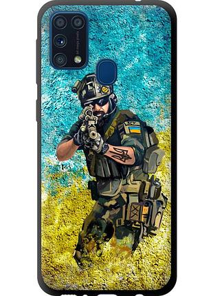 Чехол tpu патриотический на телефон samsung galaxy m31 m315f воин зсу "5311b-1907-58250"