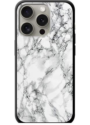 Чохол tpu на телефон iphone 15 pro мармур білий "4480b-3096-58250"