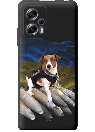 Чохол tpu патріотичний на телефон xiaomi redmi note 11t pro+ патрон "5320b-3861-58250"
