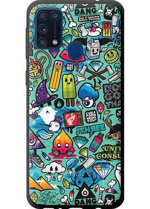 Чохол tpu на телефон samsung galaxy m31 m315f стікер бомбінг 1 "693b-1907-58250"