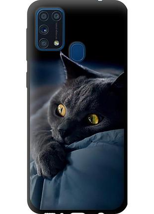 Чохол tpu на телефон samsung galaxy m31 m315f димчастий кіт "825b-1907-58250"