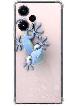 Чехол силикон с усиленными углами на телефон xiaomi redmi note 12 turbo геккончик "1094sp-3025-58250"