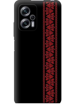 Чохол tpu на телефон xiaomi redmi note 11t pro вишиванка 53 "2041b-2644-58250"